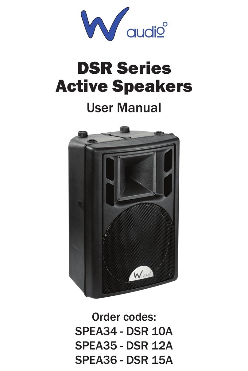 Waudio DSR 15A User manual
