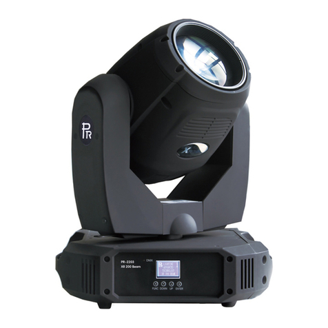 PR Lighting PR-2203 XR 200 User manual