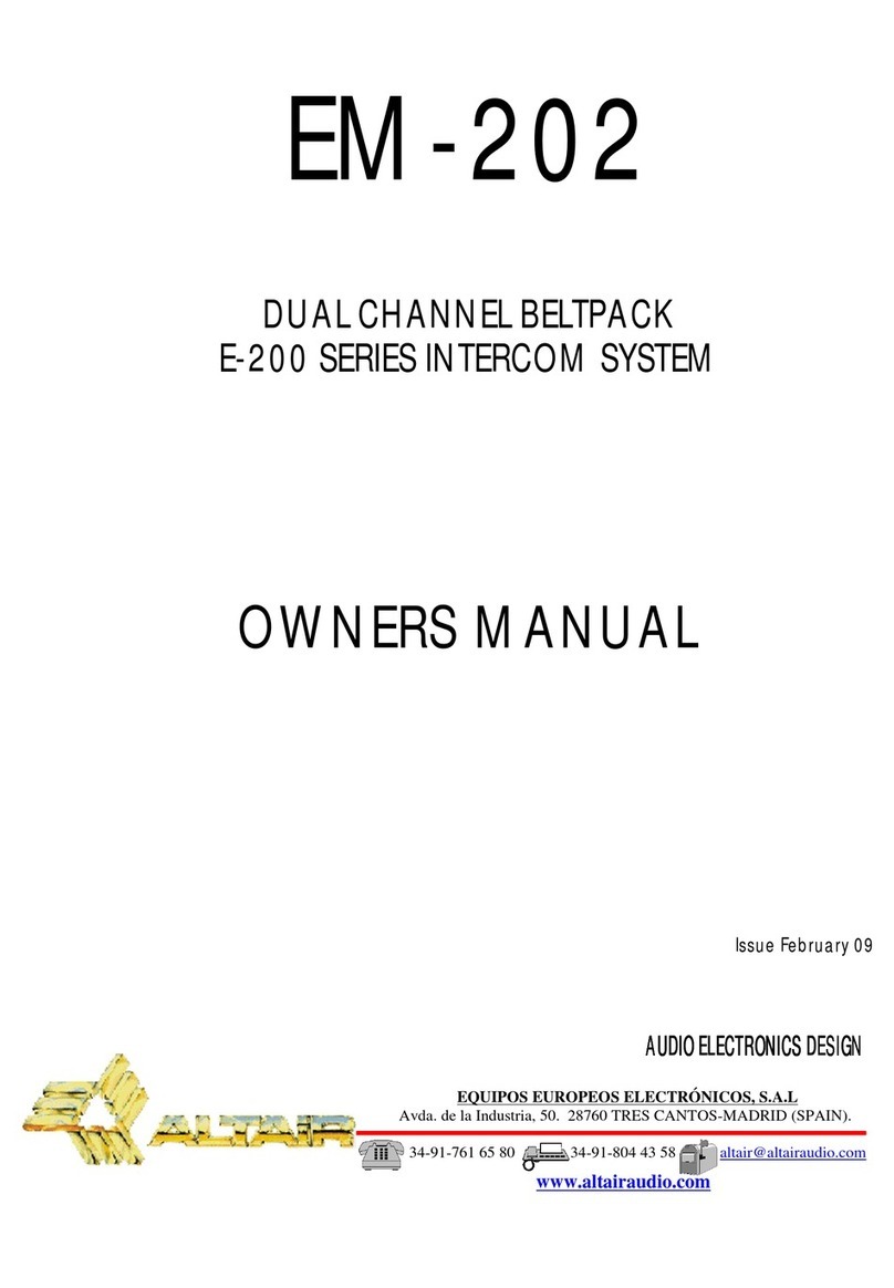 Altair EM-202 User manual