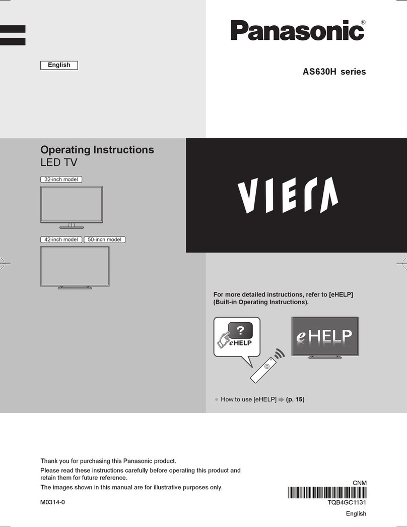 Panasonic AS630H series User manual Panasonic AS630H series User manual