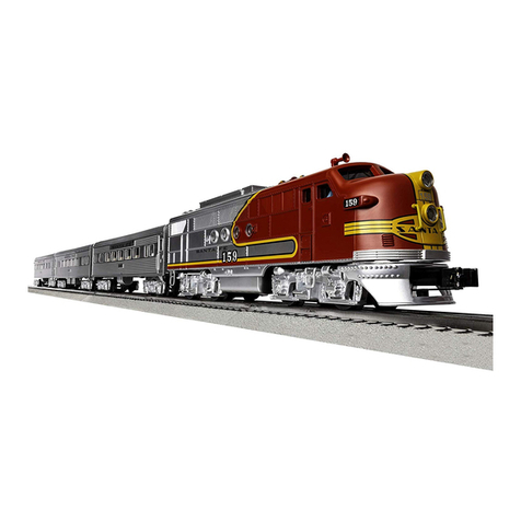 Lionel O-27 Santa Fe FT Passenger set Operating instructions