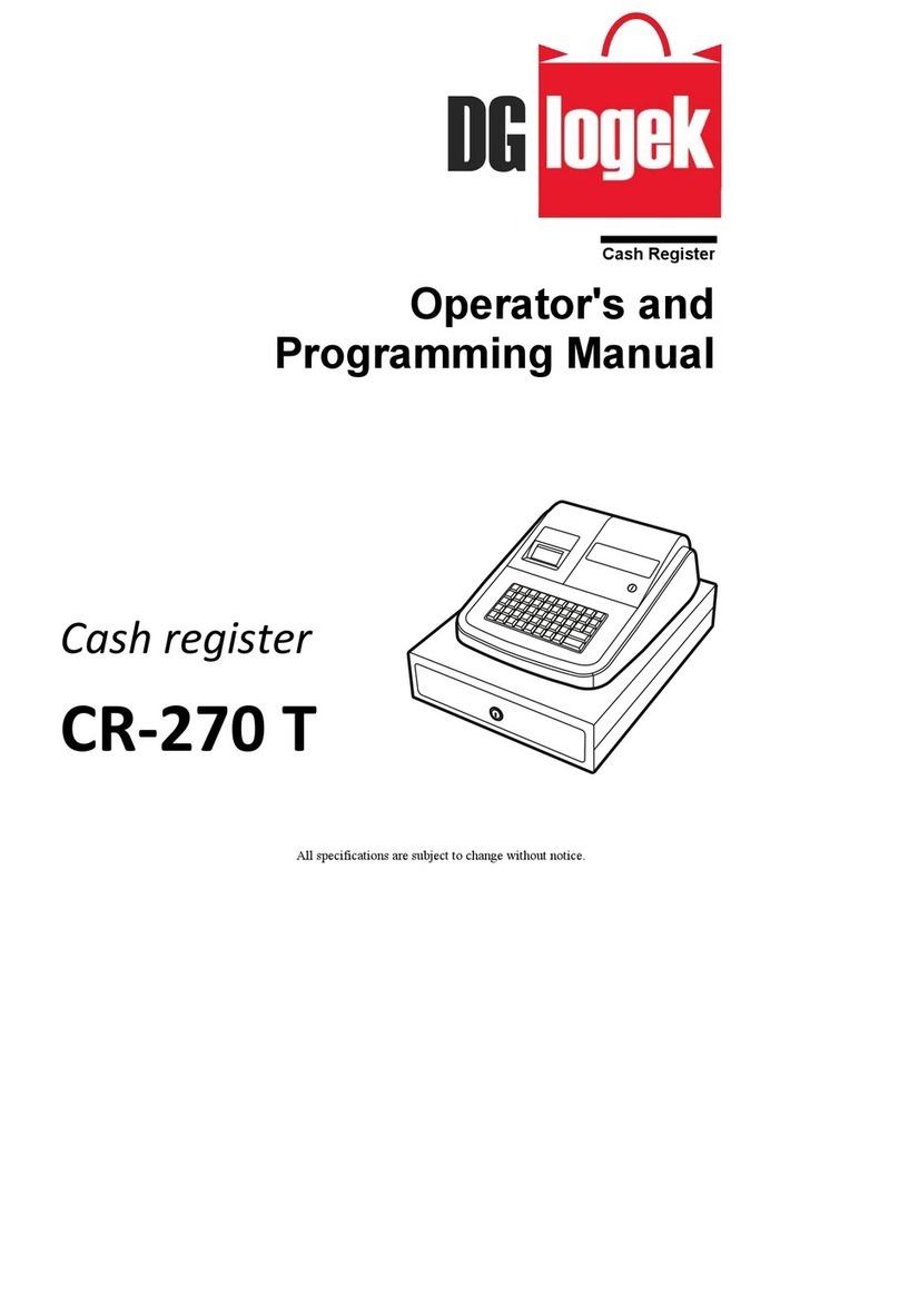 DG logek CR-270T Operator's and programming manual