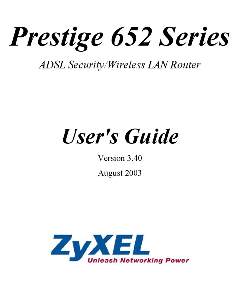 ZyXEL Communications Prestige 652 Series user guide