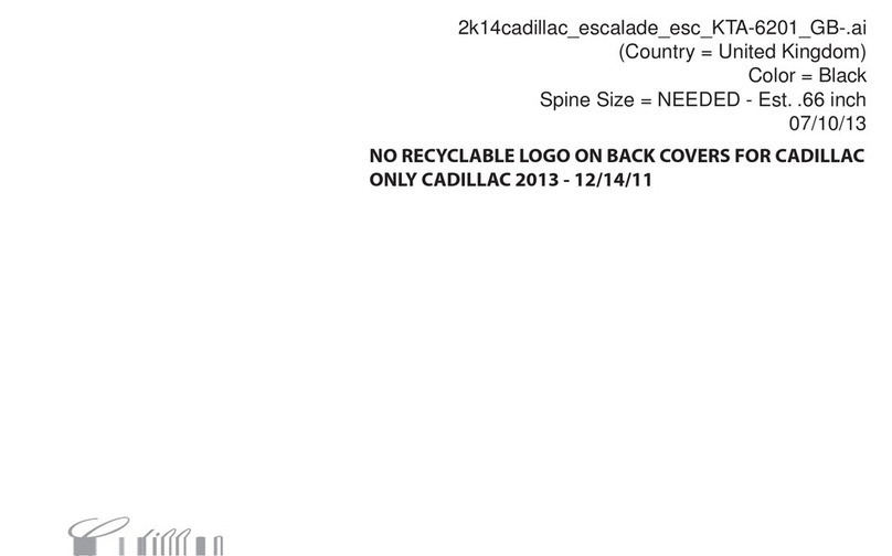 Cadillac 2014 Escalade ESV User manual