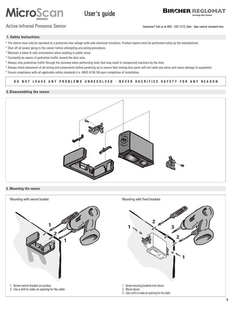 Bircher Reglomat MicroScan user guide