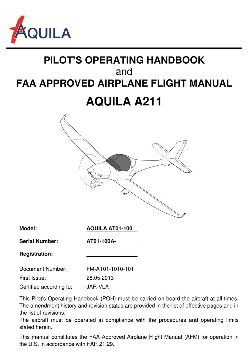 Aquila A211 Pilot operating handbook