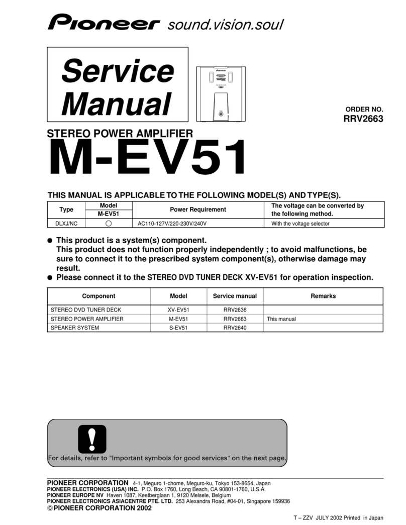 Pioneer M-EV51 User manual