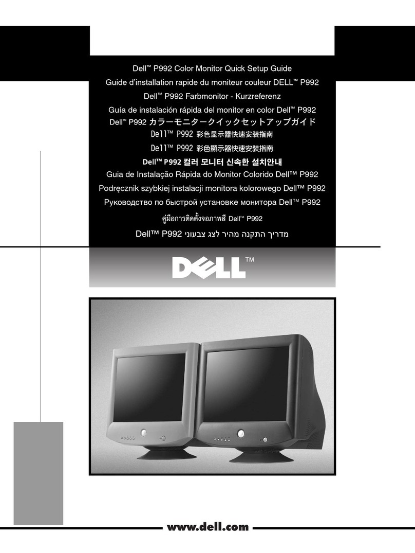 Dell P992 User manual