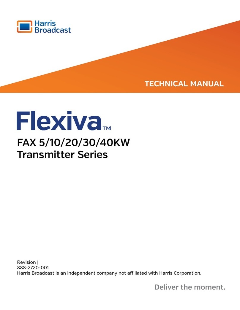 Harris Broadcast Flexiva FAX 5KW Technical manual