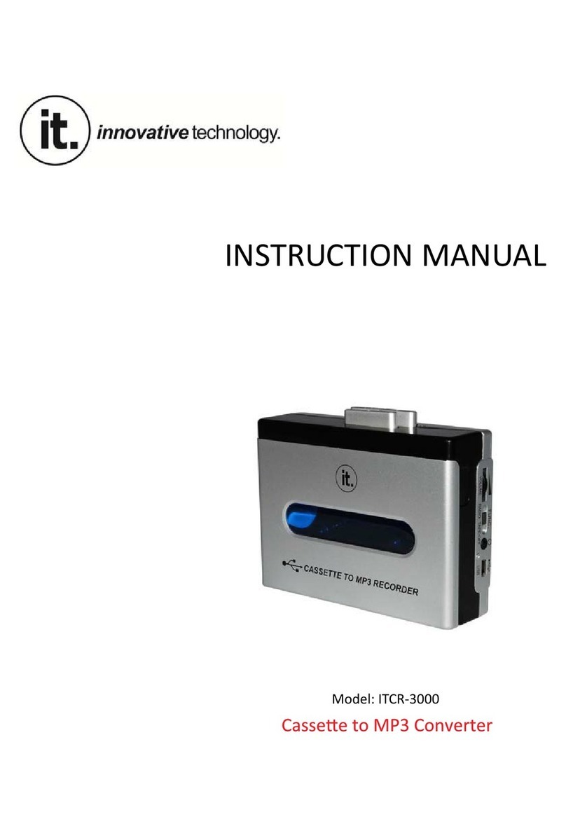 Innovative Technology ITCR-3000 instruction manual