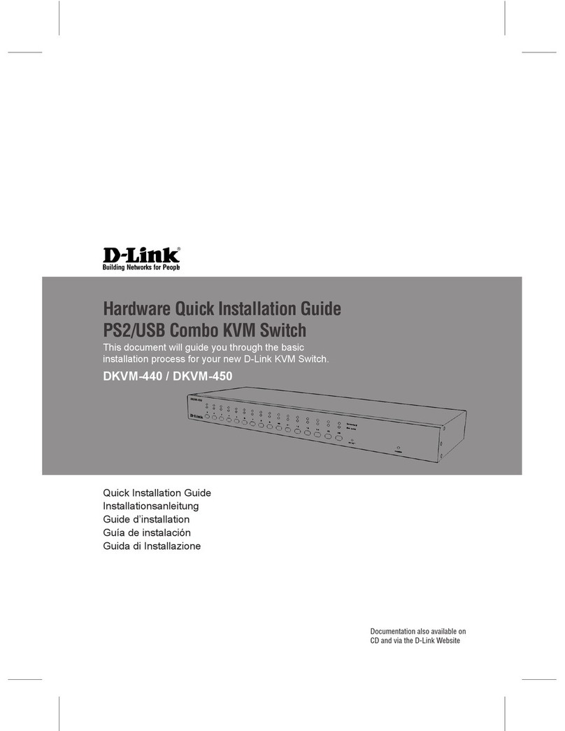 D-Link DKVM-440 User manual D-Link DKVM-440 User manual