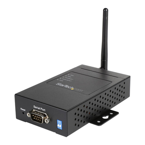 StarTech.com NETRS232485W User manual StarTech.com NETRS232485W User manual