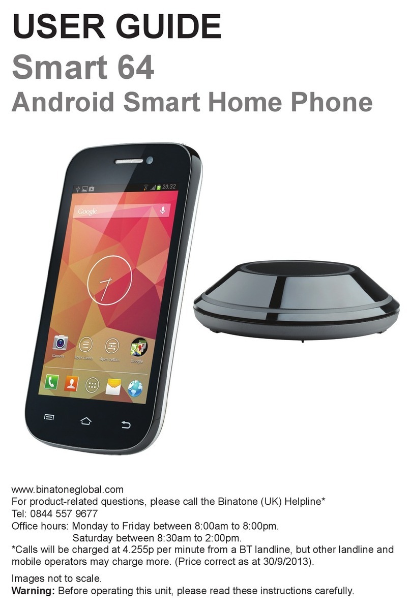 Binatone Smart 64 User manual Binatone Smart 64 User manual