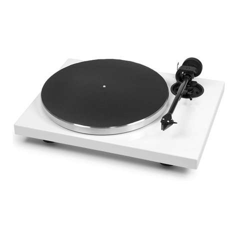 Pro-Ject Audio Systems 1 Xpression Carbon Classic Instructions for use