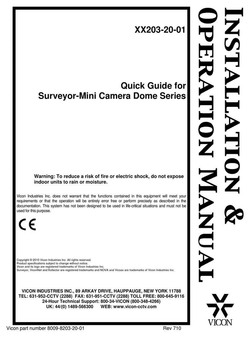 Vicon SVR-C User manual