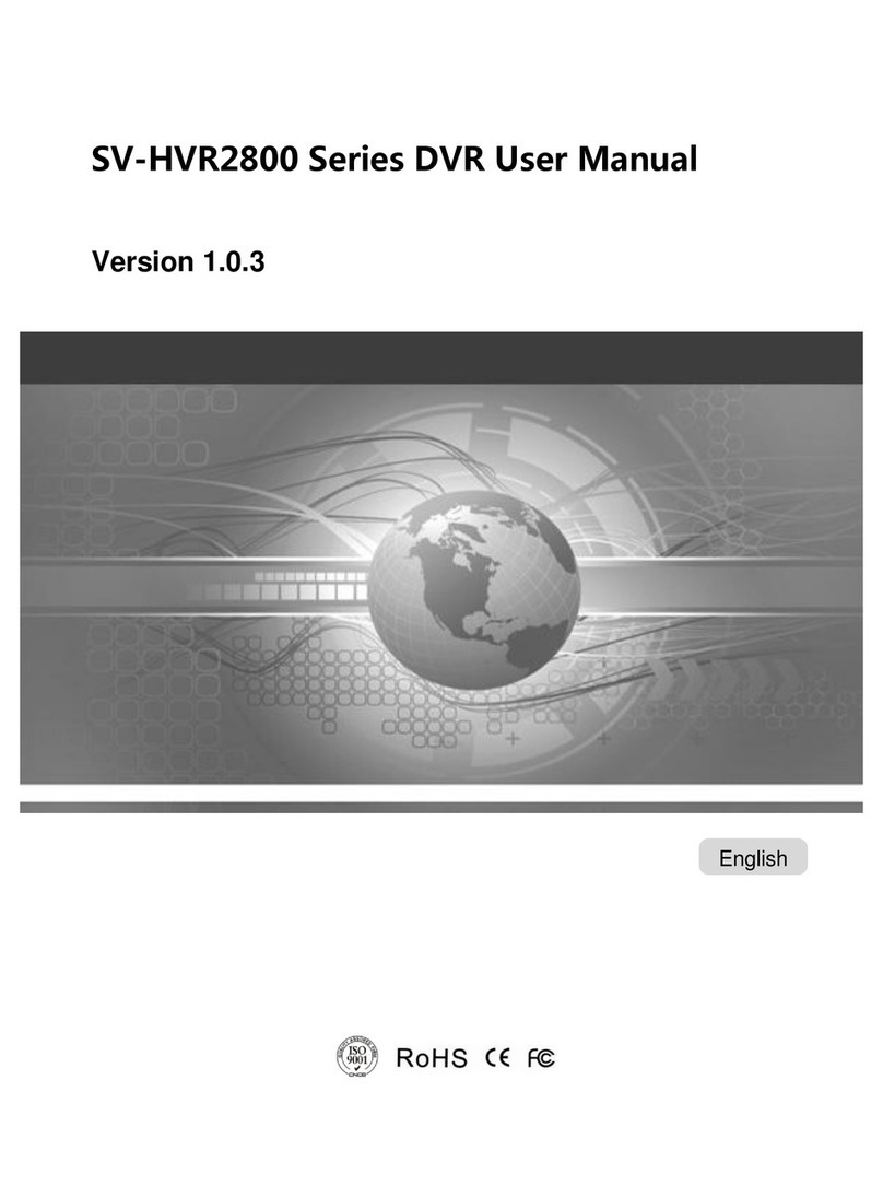 ROHS SV-HVR2800 series user manual