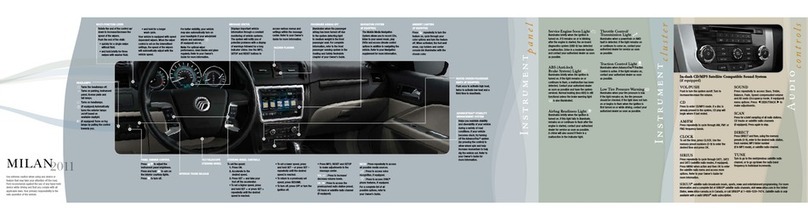 Mercury Milan 2011 User manual