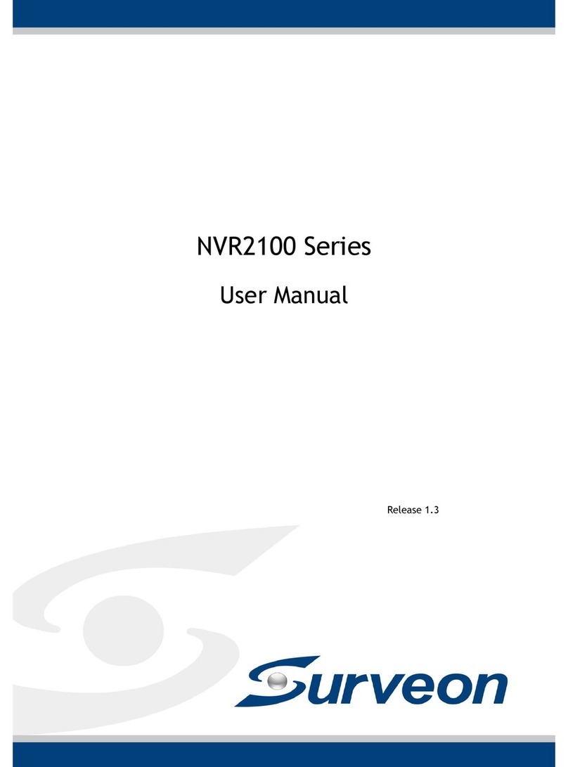 Surveon NVR2100 Series User manual