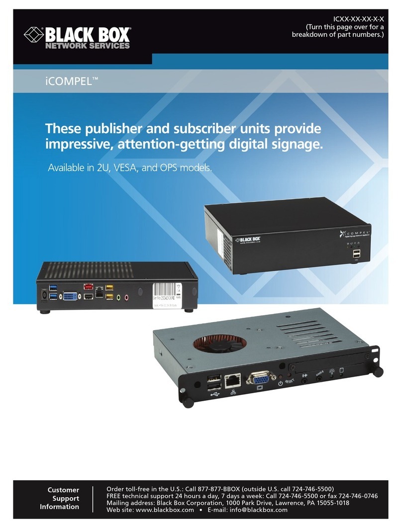 Black Box iCOMPEL 2U Series user manual