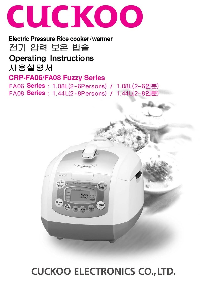Cuckoo CRP-FA06 Fuzzy User manual