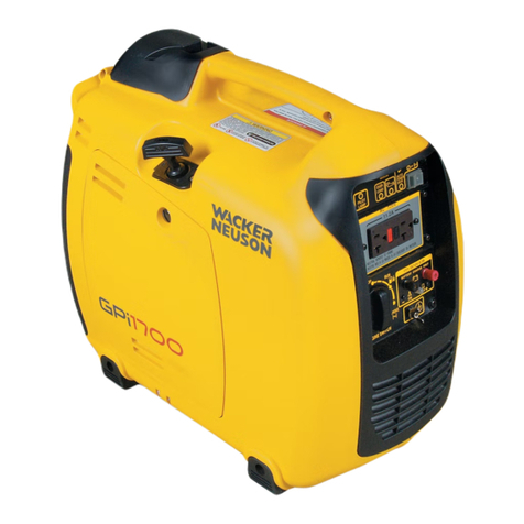 Wacker Neuson GPi 1700 User manual