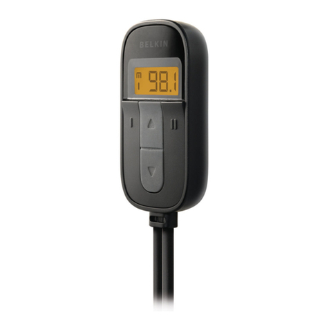 Belkin TuneCast Auto User manual
