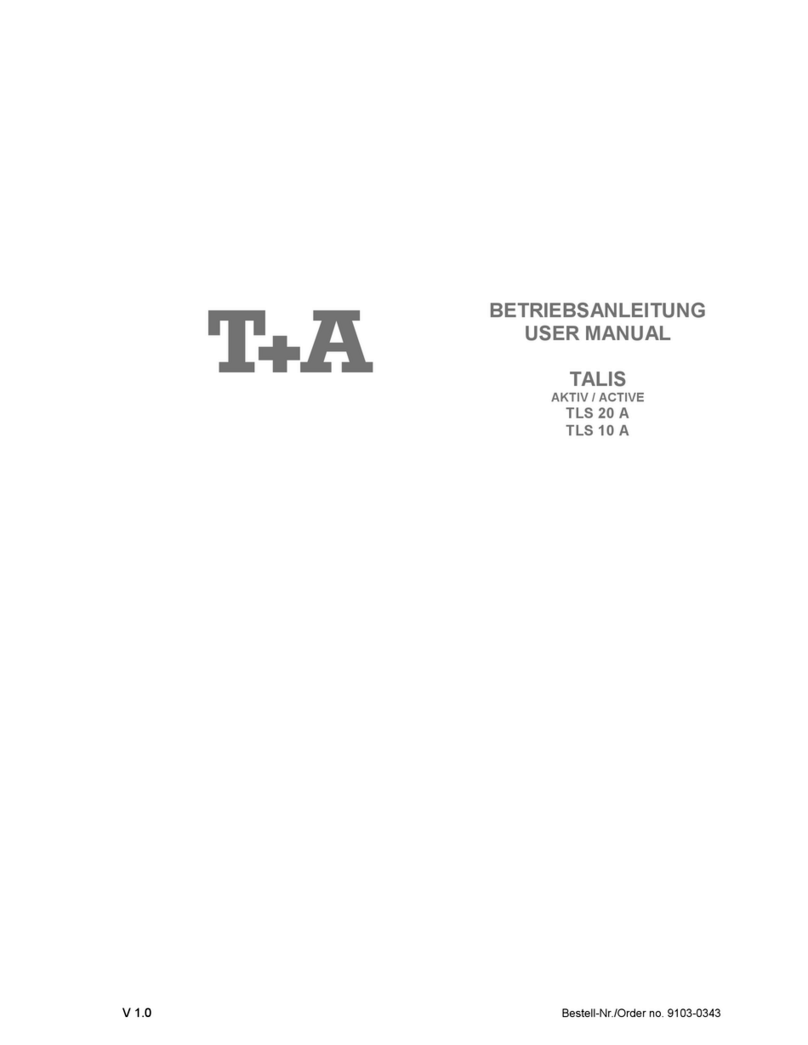 T+A TLS 20 A User manual