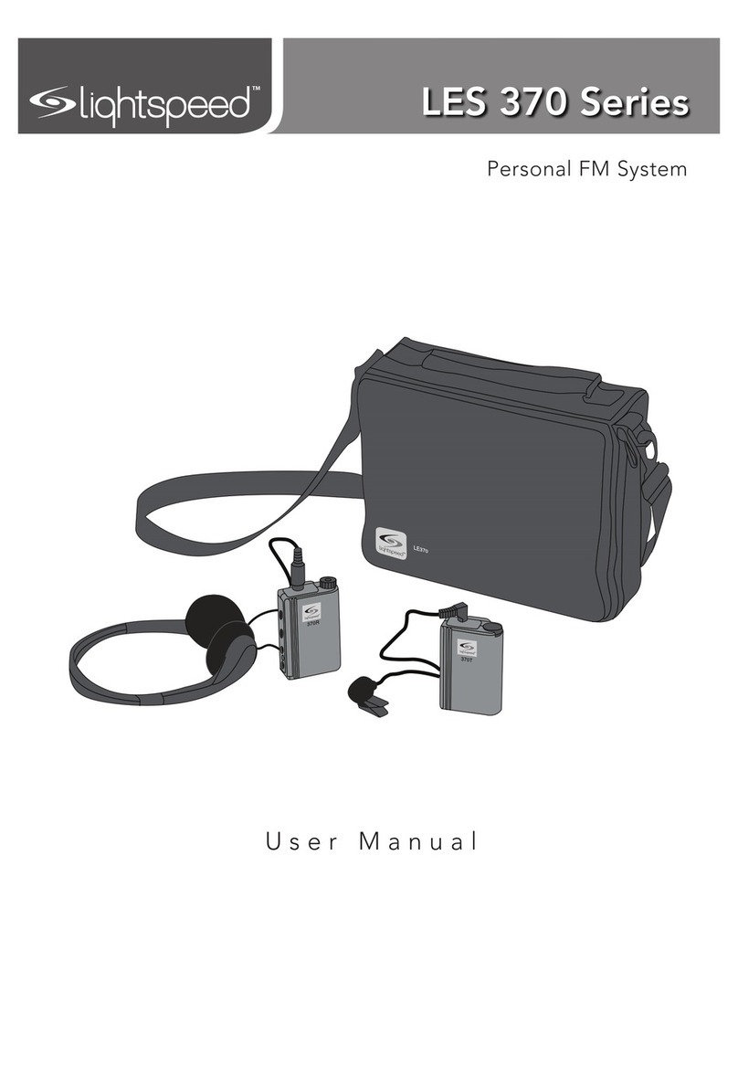 Lightspeed LES 370 Series user manual