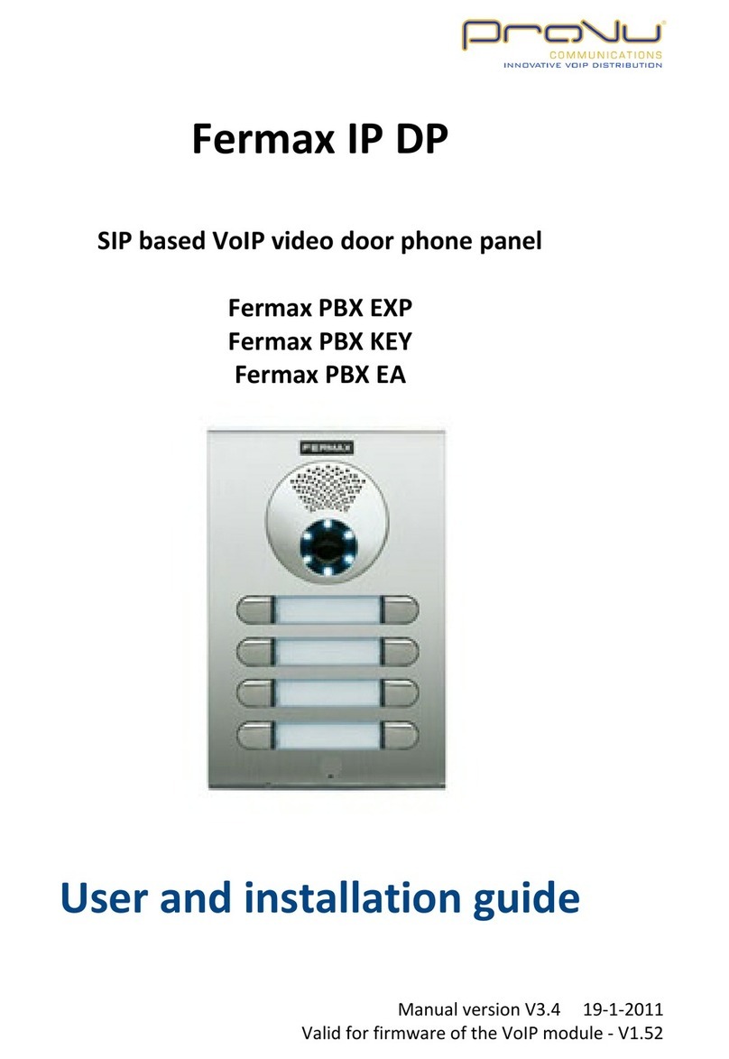 Fermax PBX EXP Manual