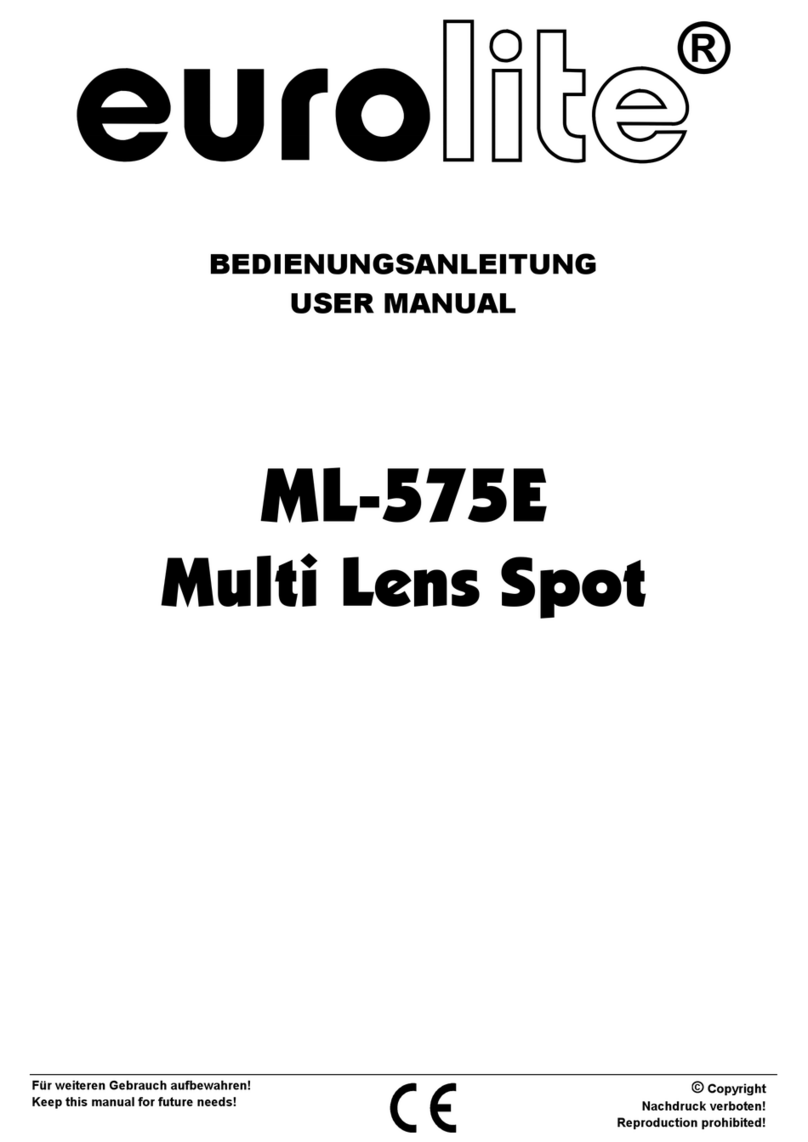 EuroLite ML-575E User manual