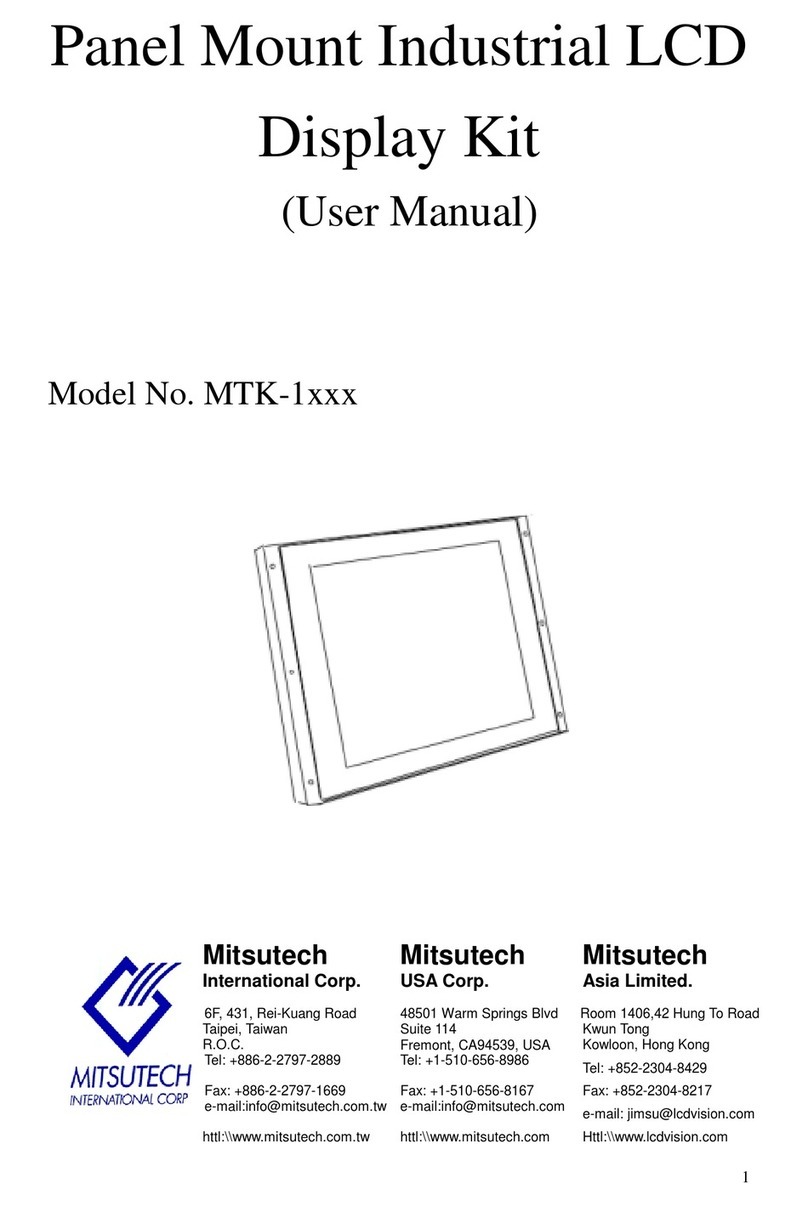 Mitsutech MTK-1xxx User manual