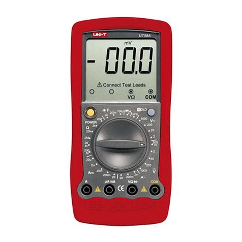 Unit UT58A User manual