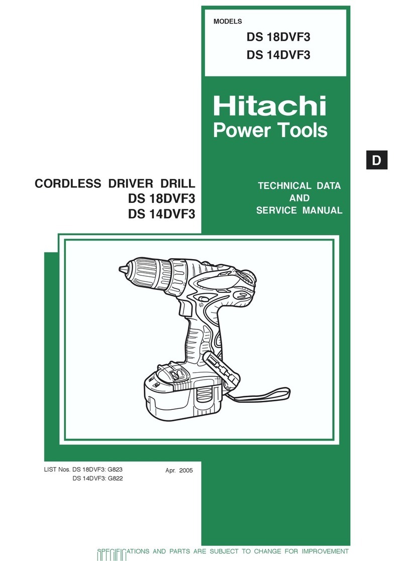 Hitachi DS18DVF3 Manual