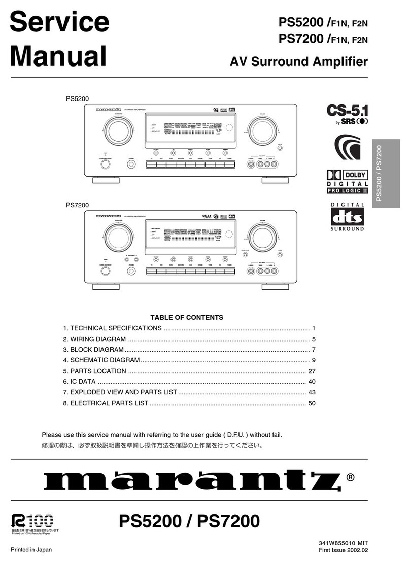 Marantz PS5200 User manual