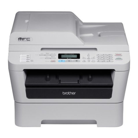 Brother MFC-7470D Operating and maintenance manual Brother MFC-7470D Operating and maintenance manual