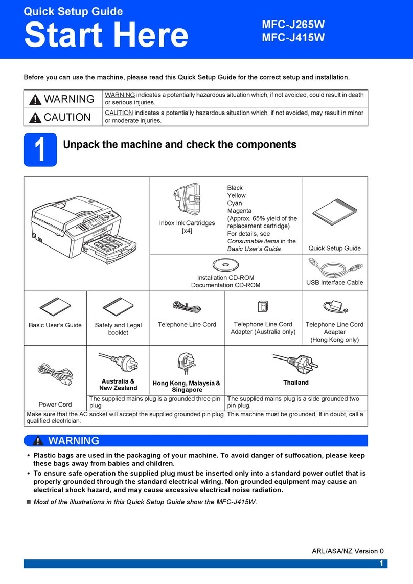Brother MFC-J265W User manual