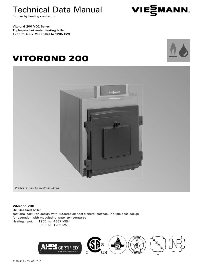 Viessmann VITOROND 200 Type VD2 Instruction manual Viessmann VITOROND 200 Type VD2 Instruction manual