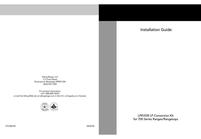Viking Range LPKVGR LP 700 Series installation guide