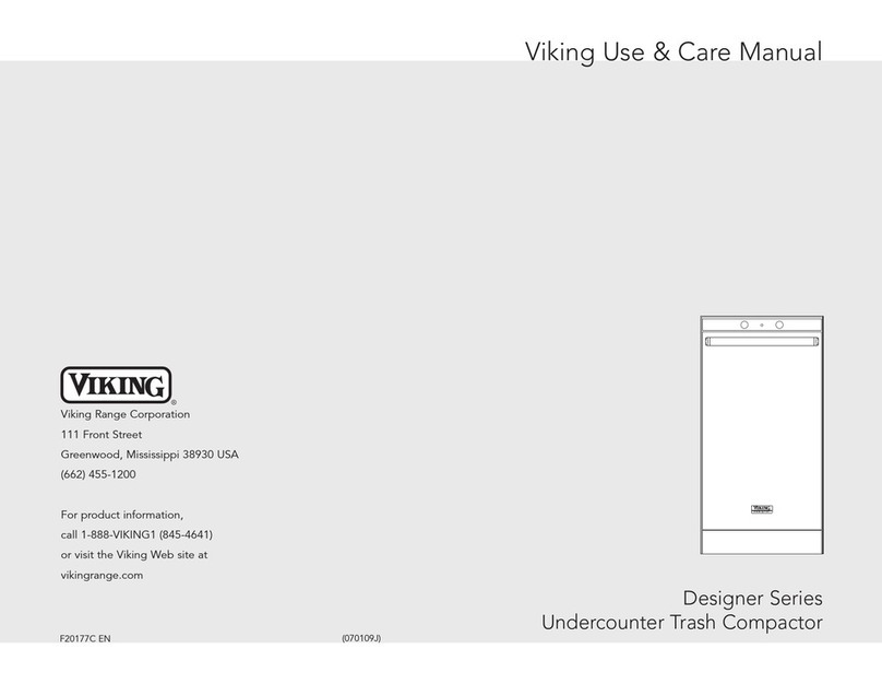 Viking Range Designer Series Use & care manual