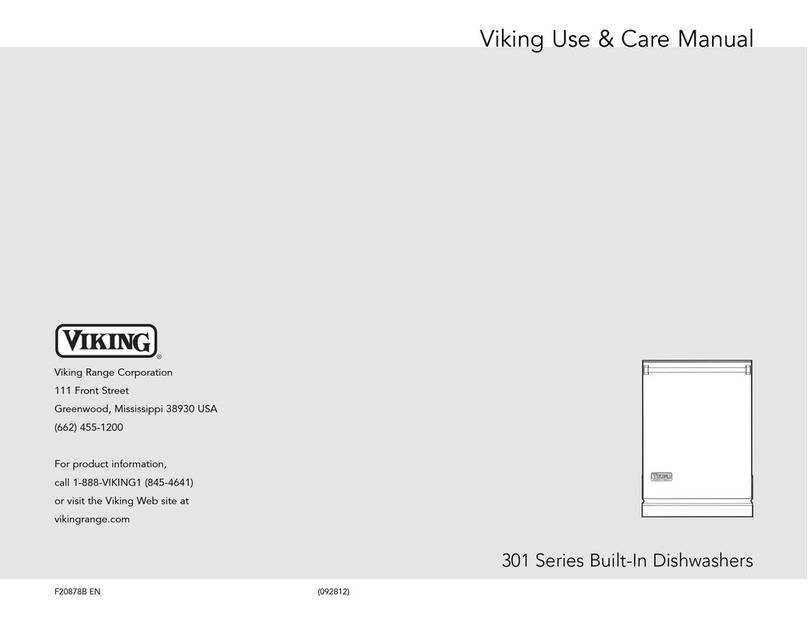 Viking Range 301 Series Use & care manual