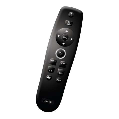 Universal Remote TRG-100 User manual