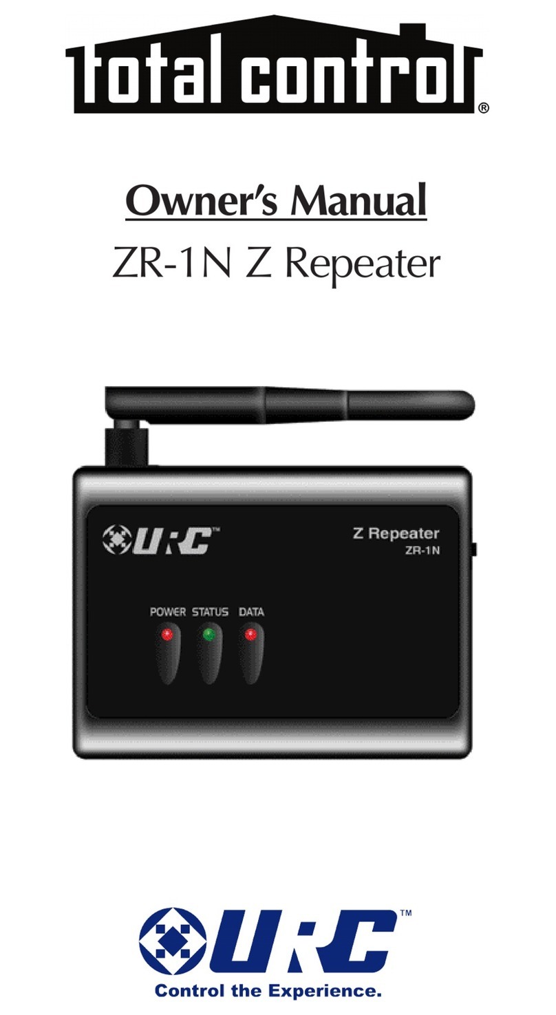 Universal Remote ZR-1N Z User manual