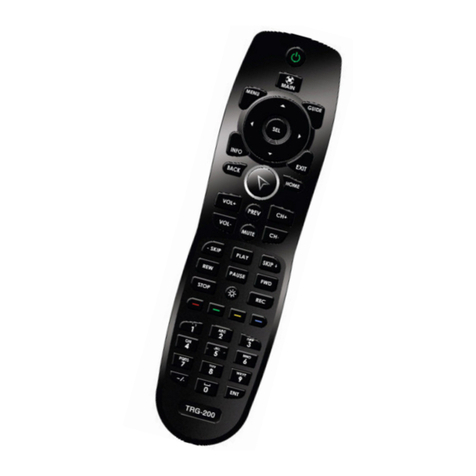Universal Remote TRG-200 User manual