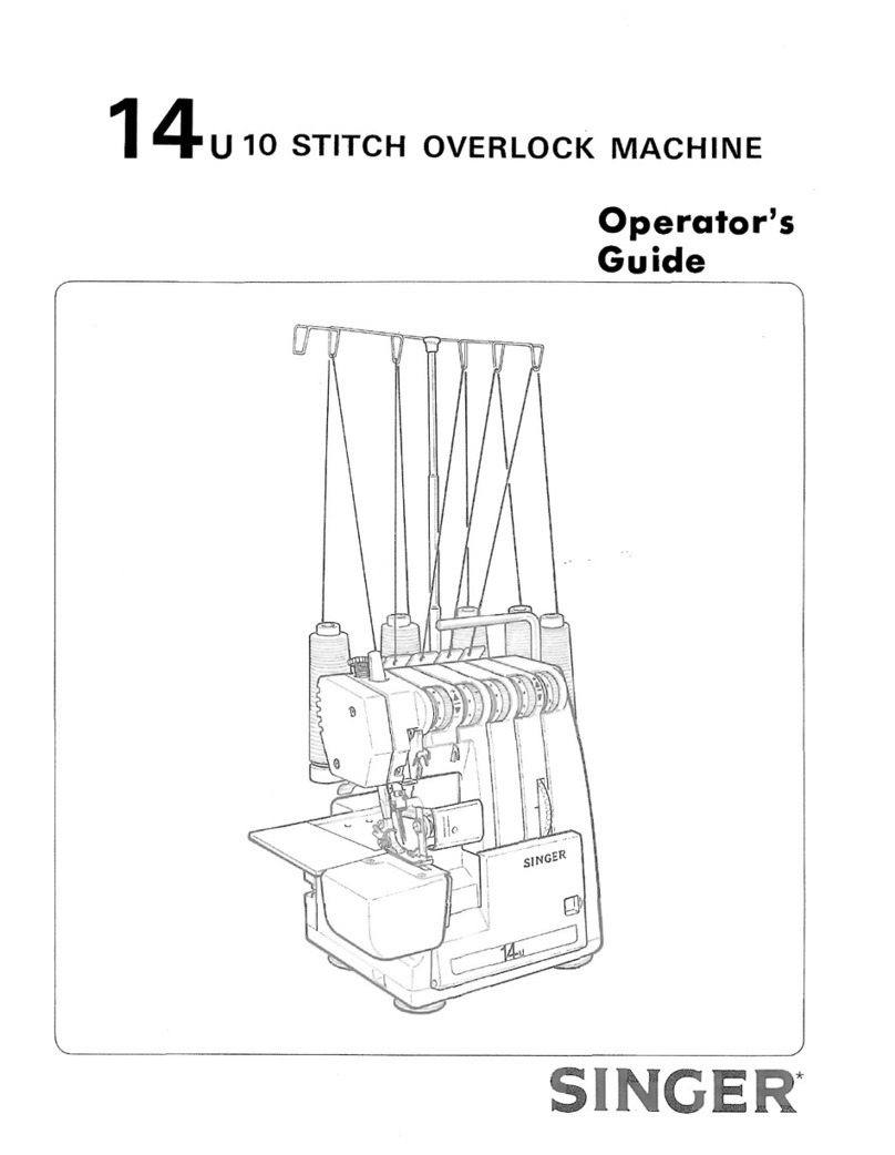 Singer 14U10 Operator's guide