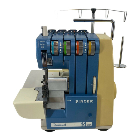 Singer Professional 14U11 Operator's guide