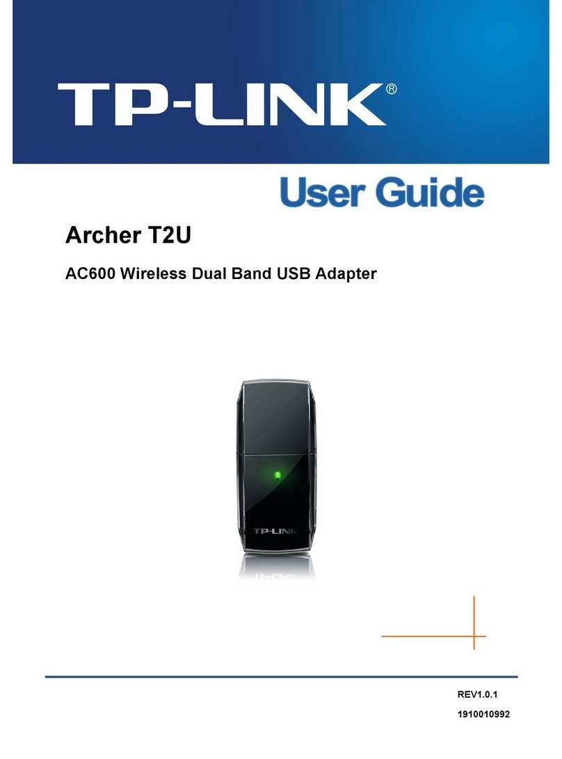 TP-Link Archer T2U User manual