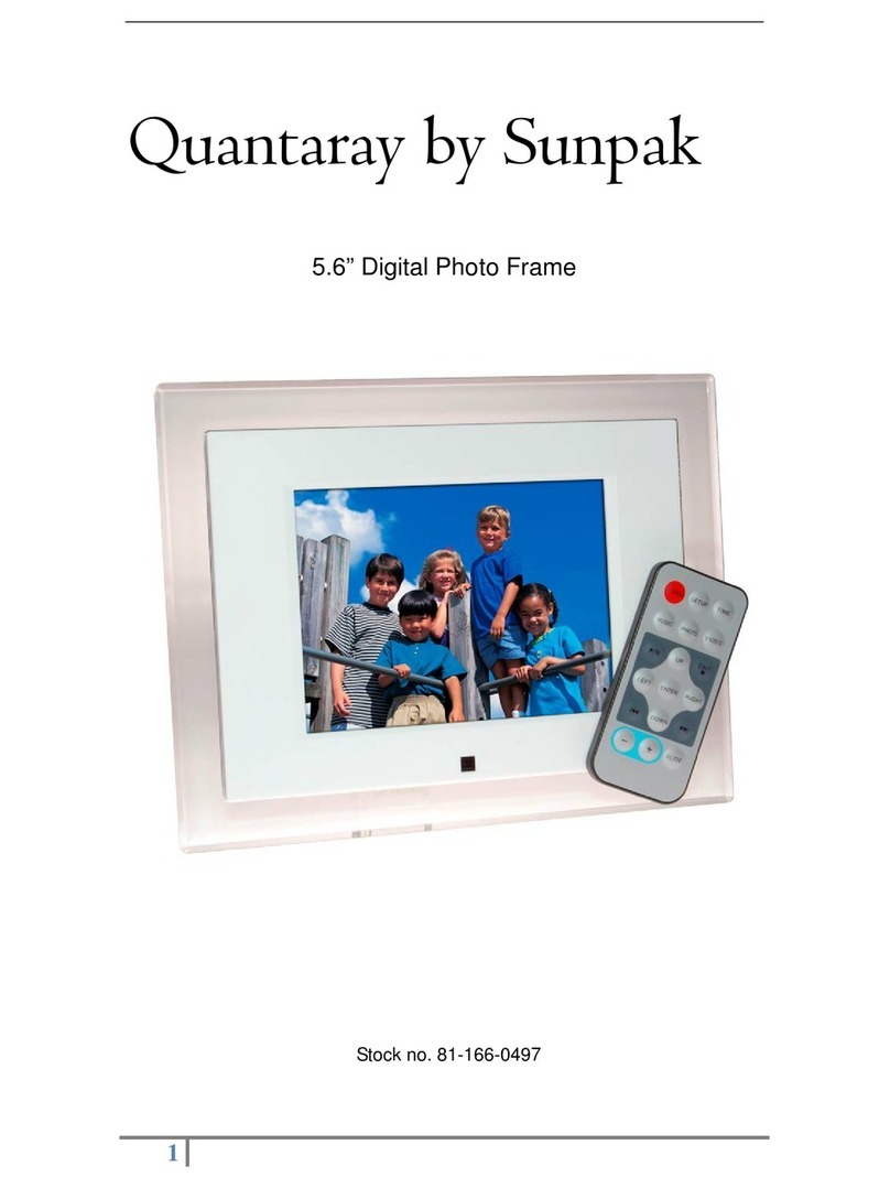 Quantaray 5.6" Digital Photo Frame user manual