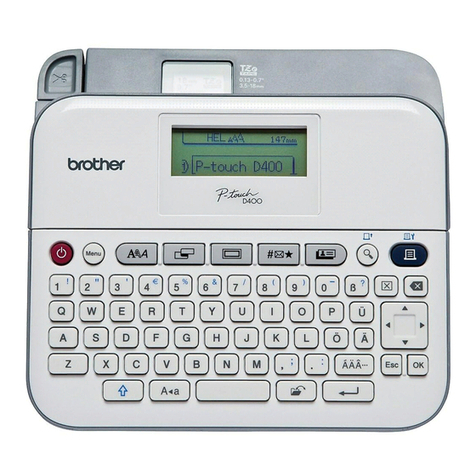 Brother P-touch PT-D400 User manual