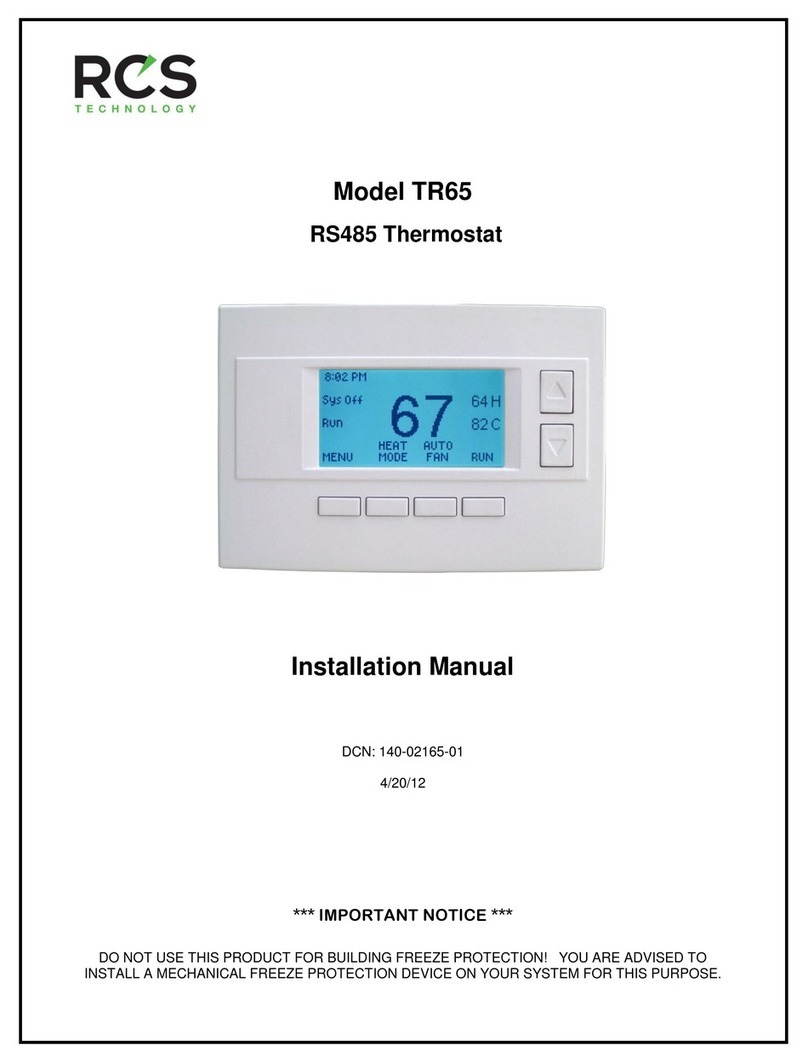 RCS TR65 installation manual