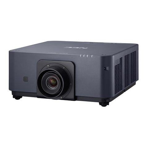 NEC PX602UL-WH User manual